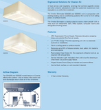 Trion SE800E Commercial Smoke Eater w/ 3-Speed Wall Switch 454030-003C Ceiling Mount Comparison brochure