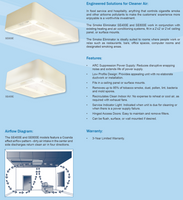 Trion SE800E Commercial Smoke Eater w/ 3-Speed Wall Switch 454030-003C Ceiling Mount Comparison brochure
