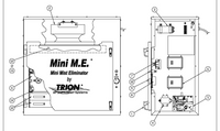 Trion Mini M.E. Mist Eliminator AirBoss Electrostatic Mist Eliminator 457600-001C Parts view